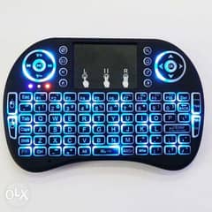 Mini 2.4G Backlit Wireless Touchpad Keyboard Air Mouse For Windows PC 0