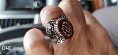 خاتم فضة ايطالى 925 صناعة تركى الخاتم السلطاني معدل ٢٠٢١ 0