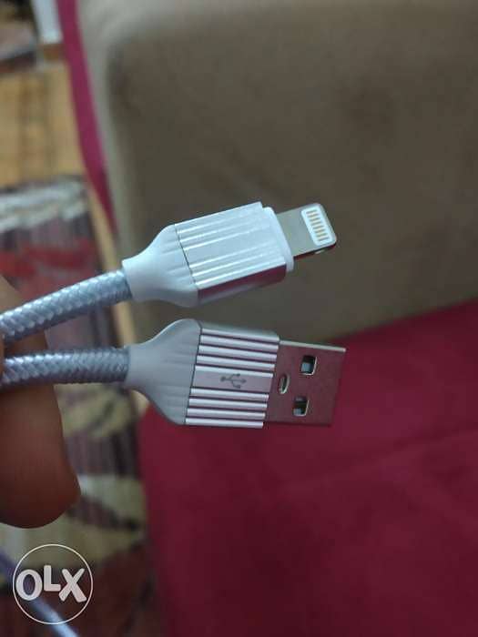 I phone charging and data transfer cable 0