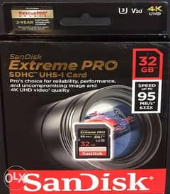 SanDisk Memory Card - SanDisk Extreme PRO SDHC 32GB