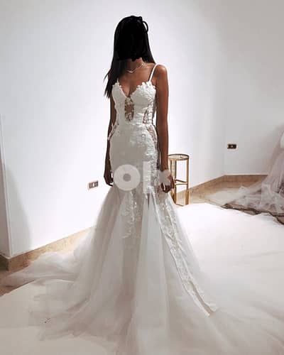 Soha Moussa designs Wedding dress (with veil )