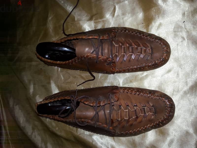 حذاء رجالي كلاسيك جلود طبيعية مقاس ٤١_٤٢_٤٣ حاله ممتازه 7