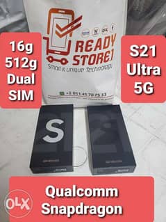 Samsung Galaxy S21 Ultra 12g 256g 5G Qualcomm Snapdragon New 0