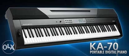 بيانو استور يقدم بيانو kurzweil ka70 جديد بضمان عام كامل بنبيع من خلال 0