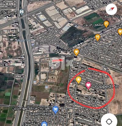 ارض مباني ٨٠٠٠ متر مسجلة اربع نواصي و واجهة ٥٠ متر على شارع الخمسمية