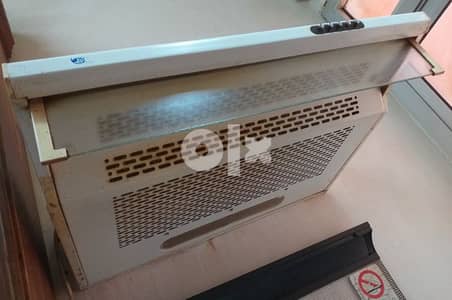 شفاط بوتاجاز مسطح زانوسى 60 سم 3 سرعات