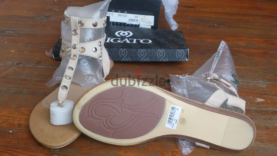 Migato Sandals (white) size 38  -  Migato Sandals (beige) size 38 11