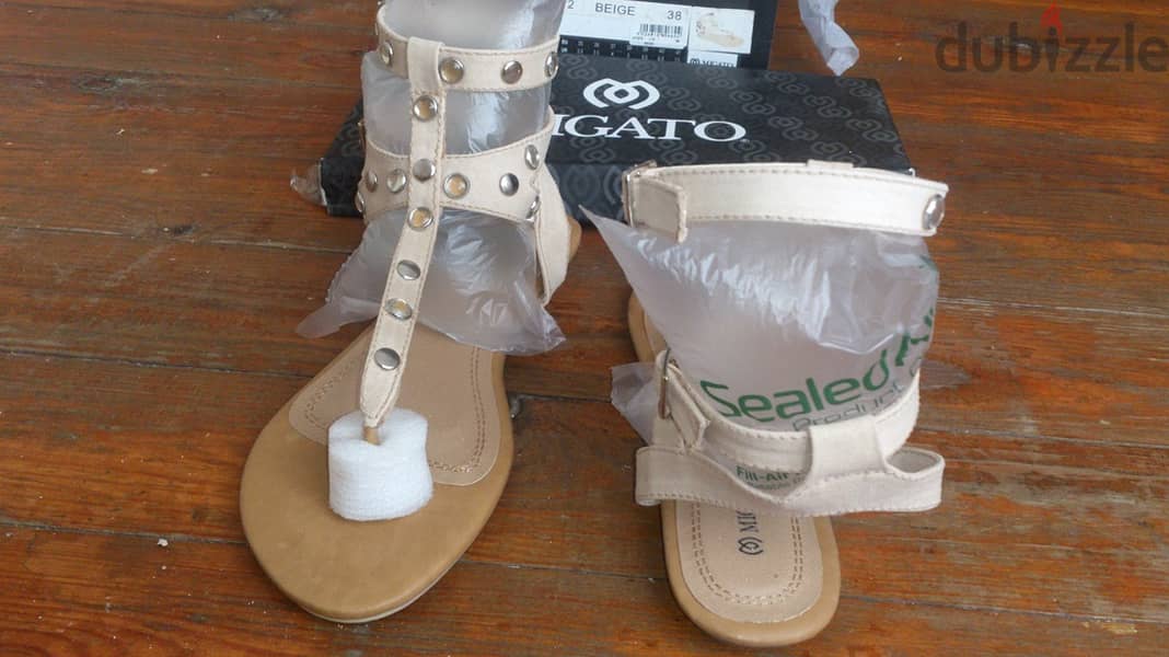 Migato Sandals (white) size 38  -  Migato Sandals (beige) size 38 12