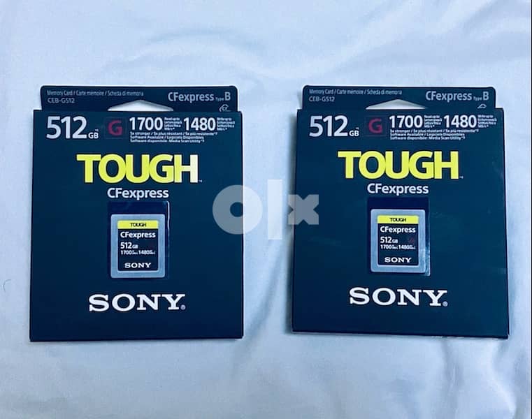 ‎‏Sony 512GB CFexpress Type B TOUGH Memory Card 2