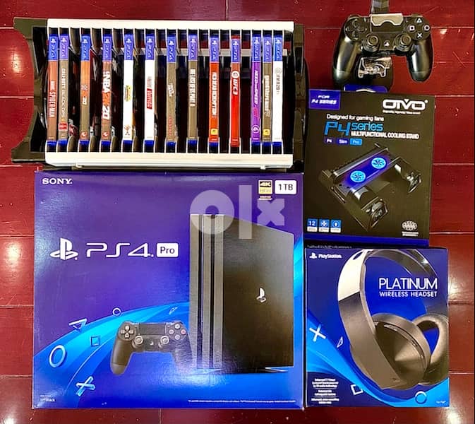 Ps4 pro 1TP بلايستيشن ٤ برو 0