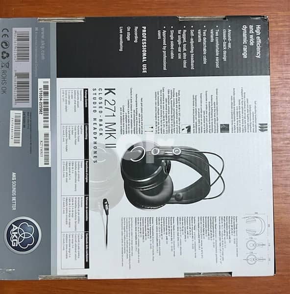 AKG K271 Headphones سماعات رأس ستوديو 0