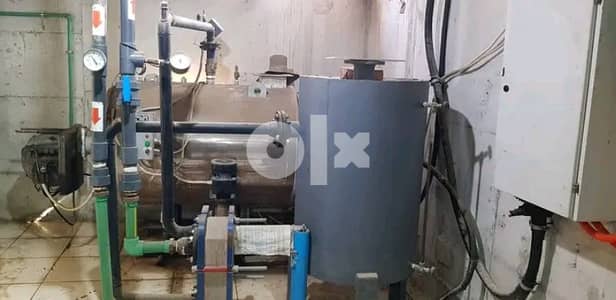 غلاية حمام سباحة 300 سولار أو غاز استيراد إيطالي بالمبادل الحراري