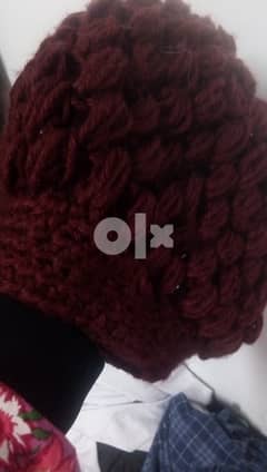 crochet slouchy puff hat طاقية كروشيه متهدلة بغرزة الباف 0