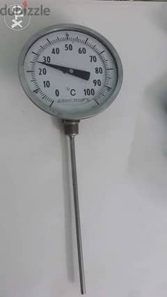 ترموميتر قياس درجة حرارة السوائل داخل المواسير الماني جديد 0