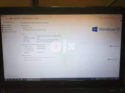 لاب توب hp كوراى ثرى بحاله جديد لم يستخدم الا مرات.