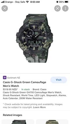 Casio G-Shock Camo Series GA700CM-3A