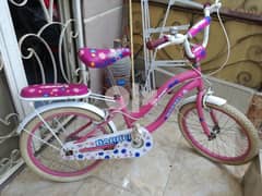 barby bicycle pink. عجلة باربى بناتى