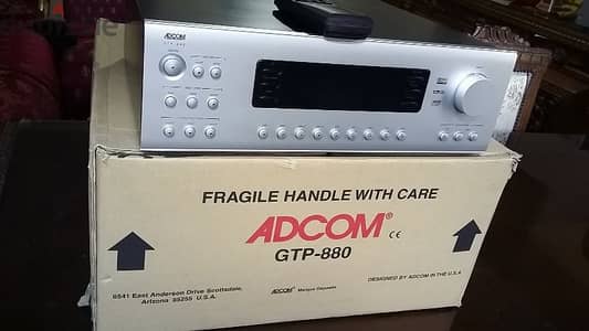 ADCOM Preamplifier And controller  GTP-880