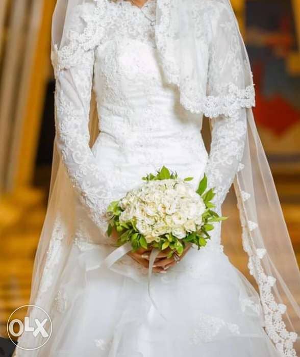 wedding dress - فستان عروسة رقيق للبيع 2
