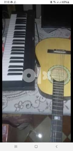 keyboard midi & guitar 0
