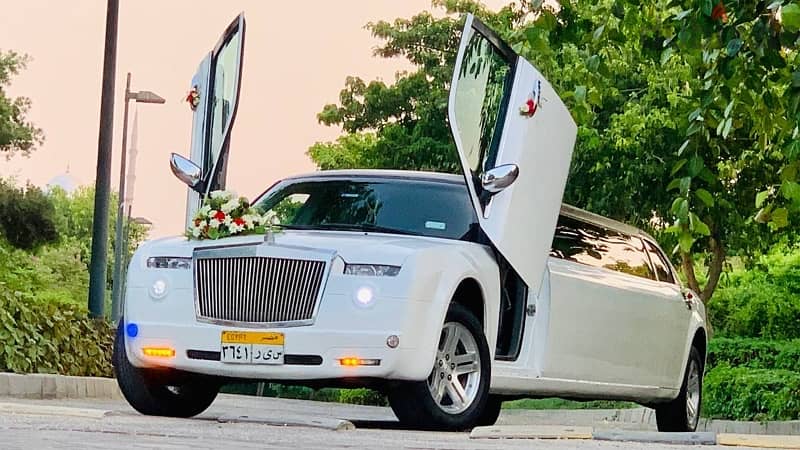 سيارة زفاف ليموزين -Rolls limousine  Wedding car 5