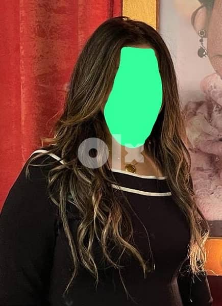 Hair wig / Hair for her shop باروكة شعر طبيعى لبنانى- ايمان يسرى 0