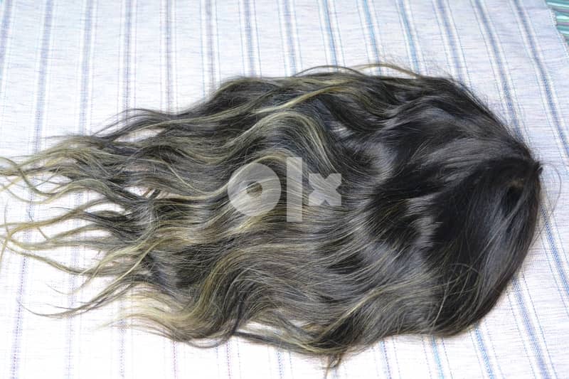 Hair wig / Hair for her shop باروكة شعر طبيعى لبنانى- ايمان يسرى 3
