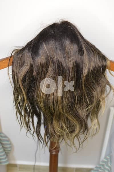Hair wig / Hair for her shop باروكة شعر طبيعى لبنانى- ايمان يسرى 4