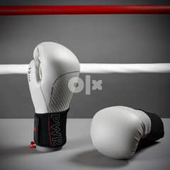 boxing gloves + shin and foot gaurd  جلفز و شن جارد 0