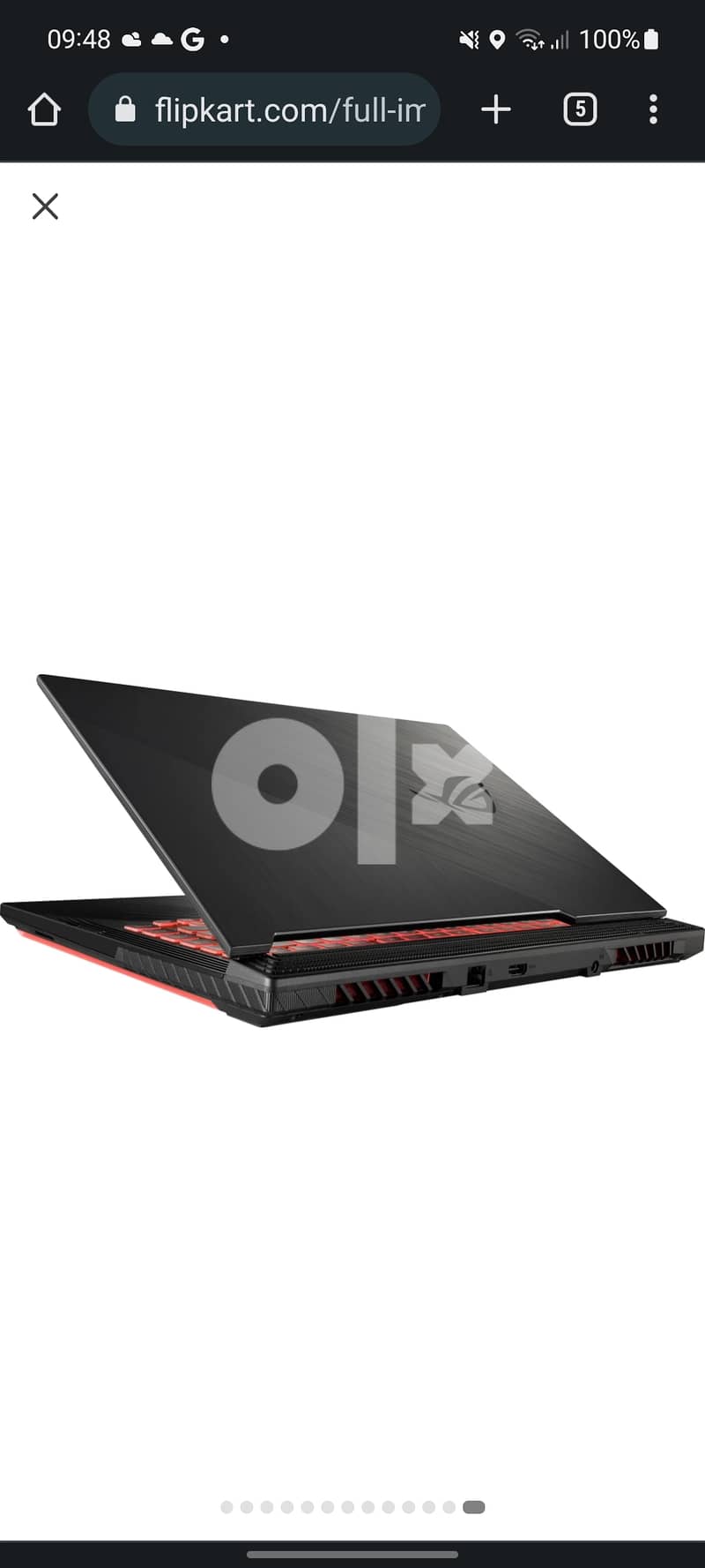 Laptop gaming asus rog strix. .  model G531G i5 9300h gtx 1650 4g 3