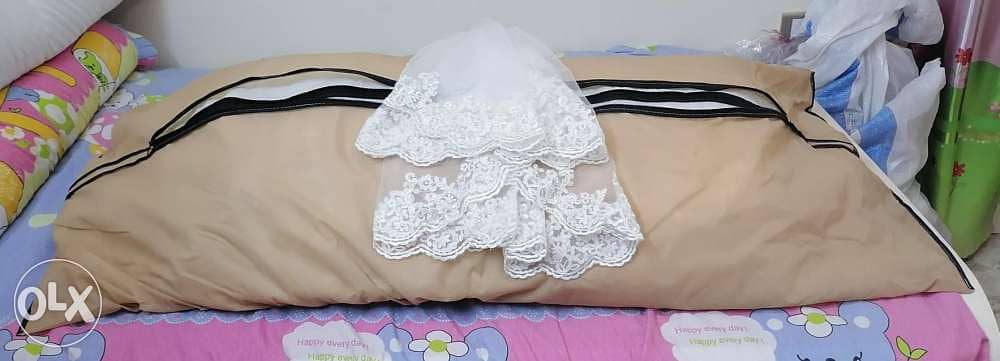 فستان زفاف اوف وايت استخدام مره واحده 3