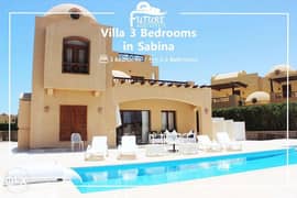 Villa 3 Bedrooms in Sabina at El Gouna For Rent فيلا 3 غرف بالجونة 0