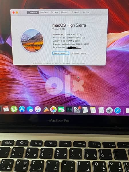 MacBook Pro 2009 good condition with original charger 5