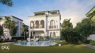 PD-187: villa with pool in New Capital for sale with installments 0