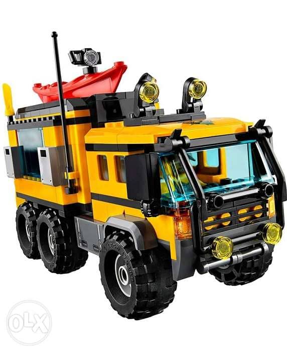 LEGO City Jungle Explorers Jungle Mobile Lab 60160 Building Kit (426 P 1