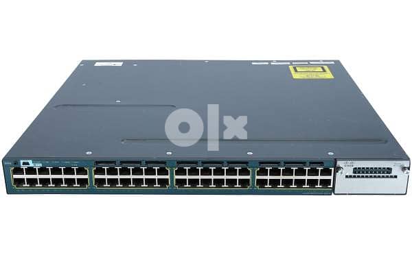 سويتش سيسكو Cisco Switch 3560X- 48 POE+ 10/100/1000 uplink 1G 4