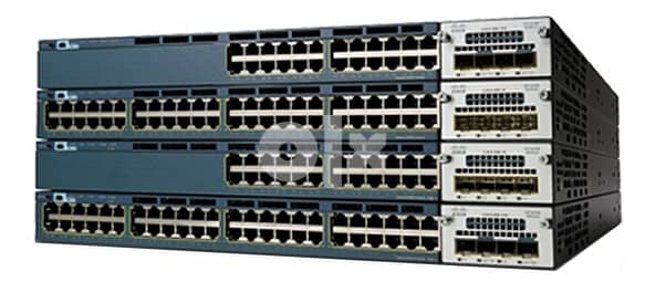 سويتش سيسكو Cisco Switch 3560X- 48 POE+ 10/100/1000 uplink 1G 3