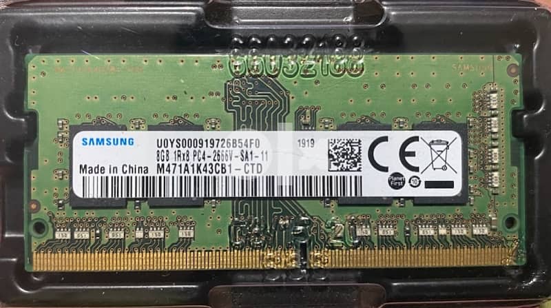 SAMSUNG 8GB DDR4 2666V  ذاكرة رام ٨ جيجا 0