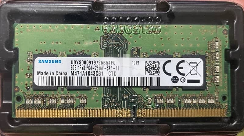 SAMSUNG 8GB DDR4 2666V  ذاكرة رام ٨ جيجا 1