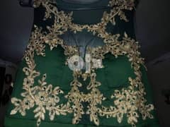 فستان سواريه اخضر