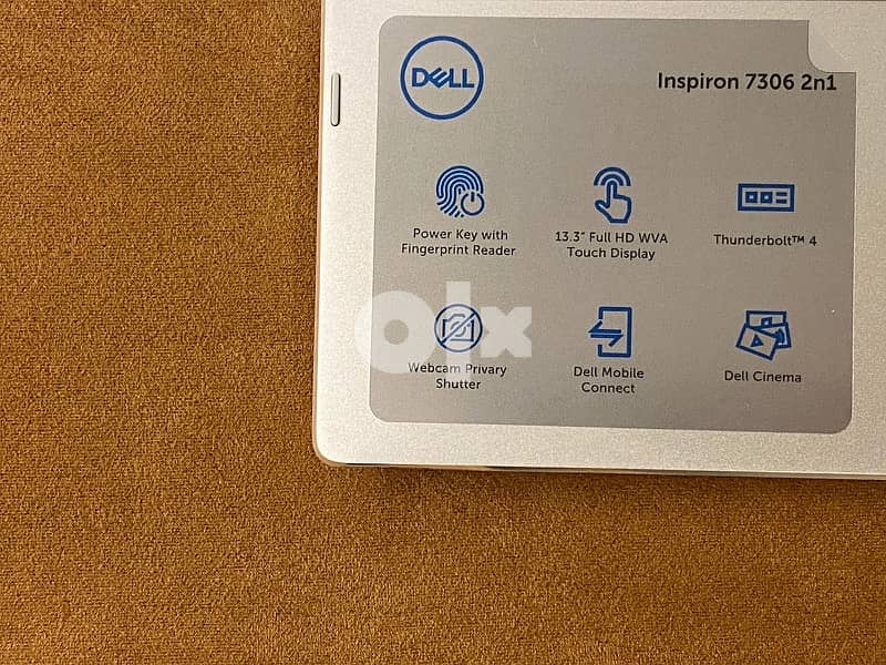 laptop 2in1 dell inspiron 7306 core i7 11gen 3