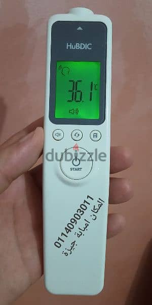 ترمومتر الكتروني اصلي مستعمل اوربي قياس حرارة عن بعد 1