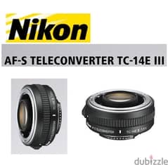 Nikon AF-S FX TC-14E III (1.4x) Teleconverter 0