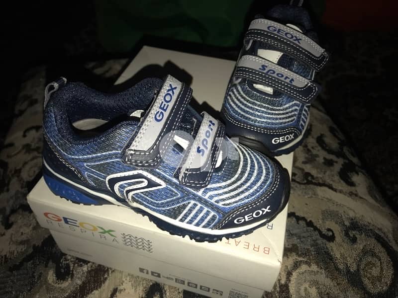 Geox child shoe bm new size 25  جيوكس اولاد اصلى جديد لم يستخدم مقاس٢٥ 1