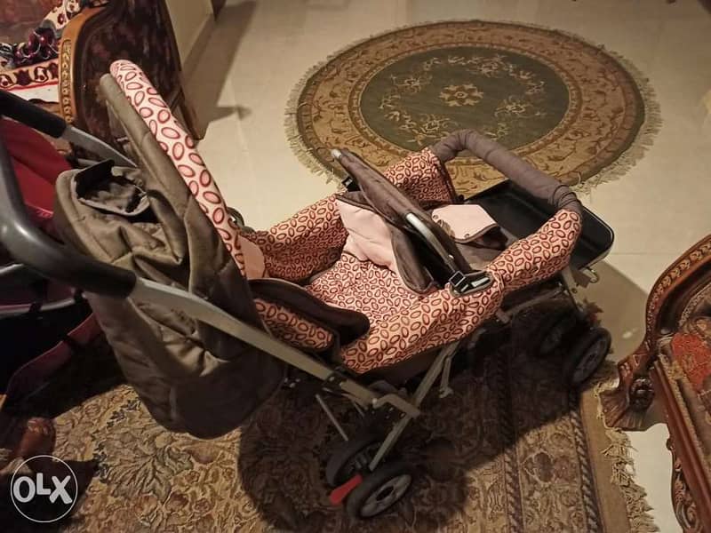 Twins double stroller very good condition 2