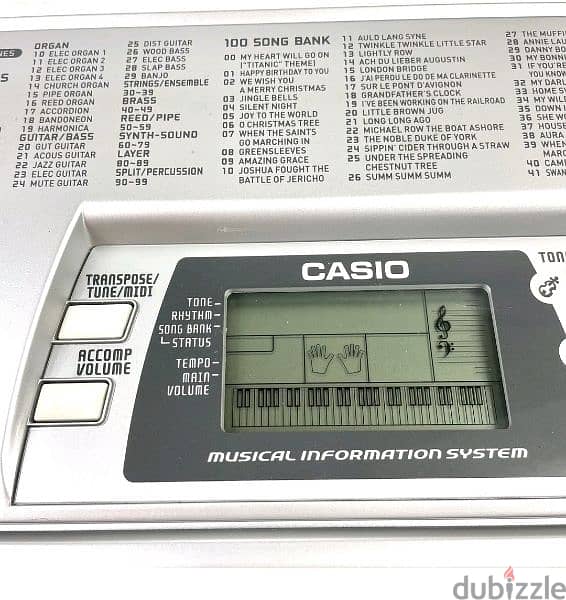 Casio CTK-496 Electronic Keyboard with 61 Full-Size Keys اورج كاسيو 1