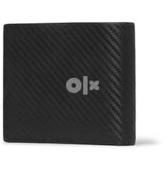 Dunhill genuine carbon fiber leather wallet