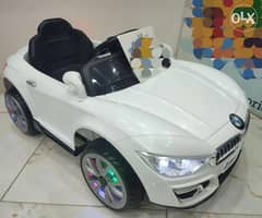 عربية BMW تحفة شحن كهرباء للأطفال لعمر 6 سنوات بأقل الأسعار عجل مضيئ 0