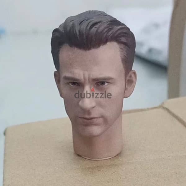 Captain America Head Sculpt 1/6 Scale 0