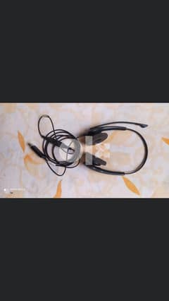 abra Biz 1500 USB A On Ear Stereo Headset Corded Headphone with Noise 0